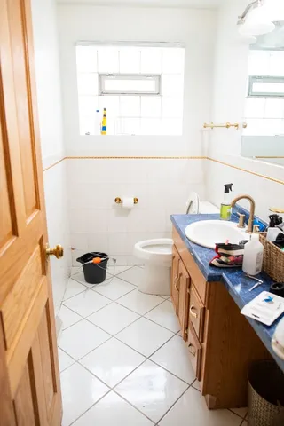 a utility room with a window dryer and washer