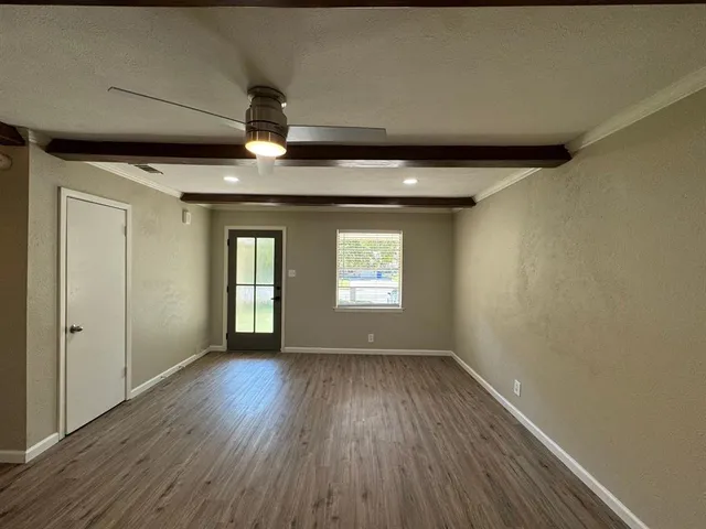 wooden floor in an empty room