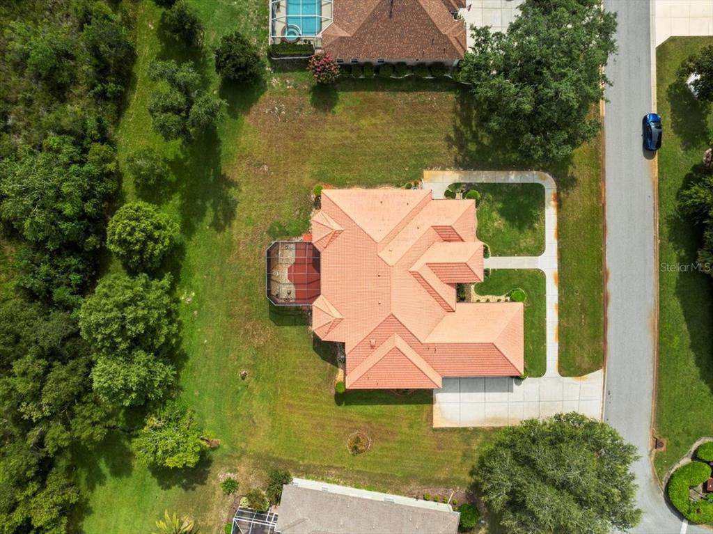 8698 Mississippi Run Weeki Wachee, FL 34613 - Photo 57 of 58 an aerial view of a house with a lake view