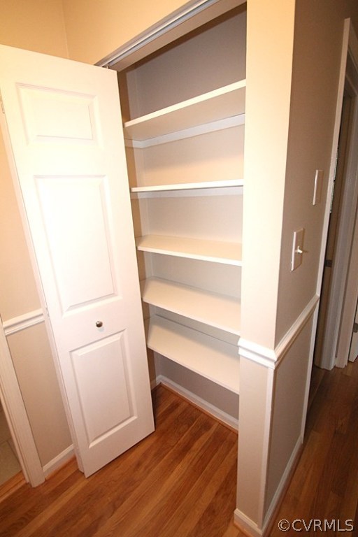 12010 West Petty Road Midlothian, VA 23113 - Photo 16 of 20 a view of walk in closet with empty racks