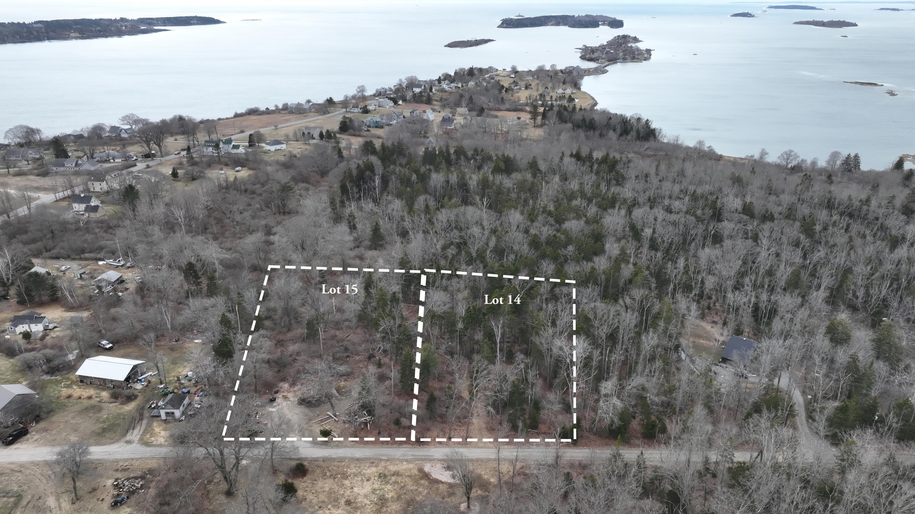 Lot 15 Austin Point Road Harpswell, ME 04079 - Photo 5 of 13 DJI_0709_Lots 14&15