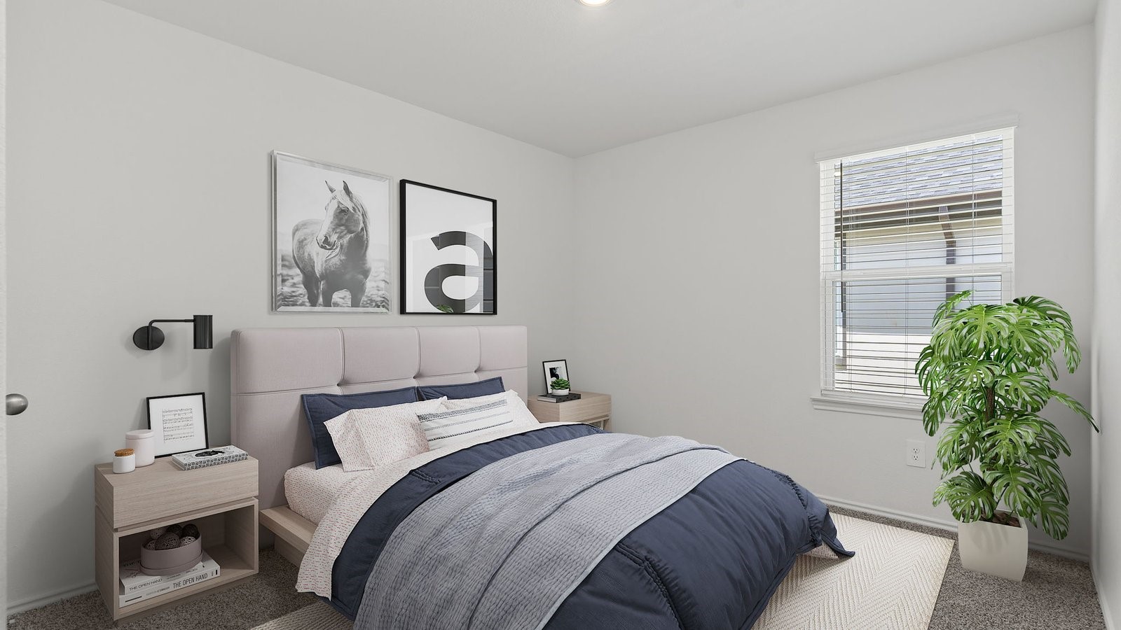 3623 Koop Loop Fulshear, TX 77423 - Photo 9 of 47 a bedroom with a bed and a window