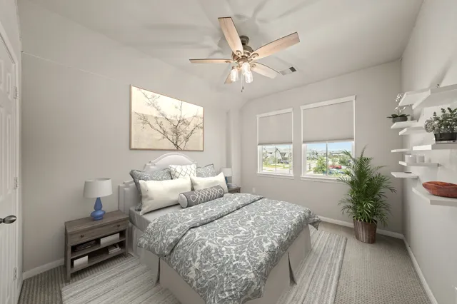 a view of an empty room