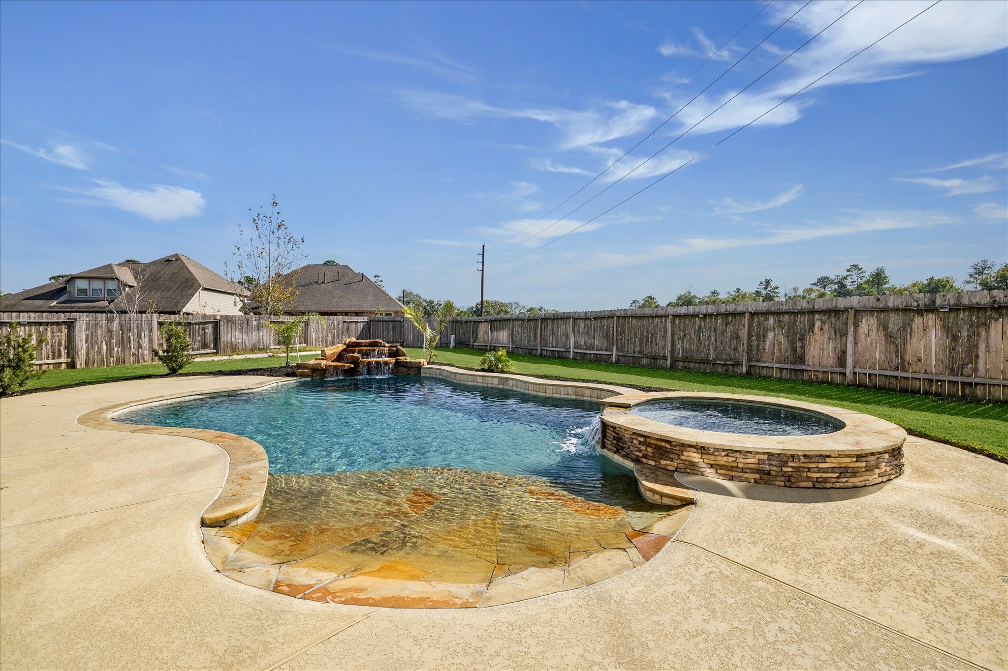 17903 Rushing Hollow Court Tomball, TX 77377 - Photo 21 of 34 a view of swimming pool with seating space