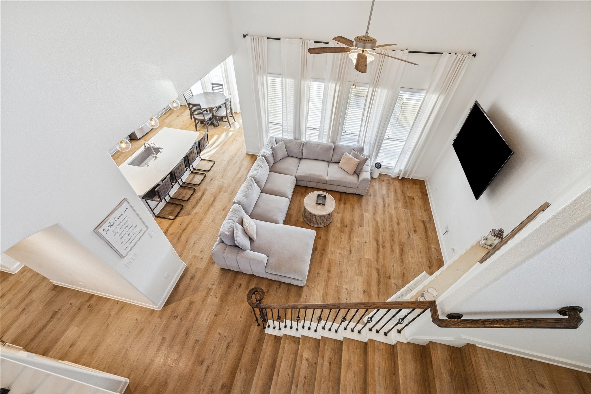 17903 Rushing Hollow Court Tomball, TX 77377 - Photo 24 of 34 a living room with furniture and a flat screen tv