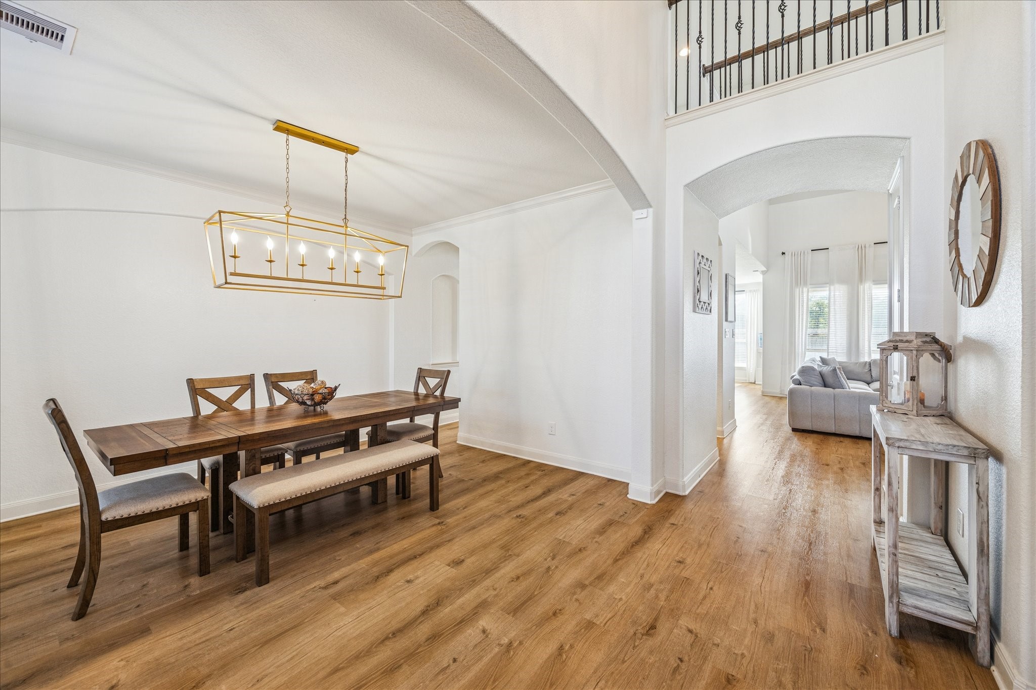 17903 Rushing Hollow Court Tomball, TX 77377 - Photo 8 of 34 a view of a livingroom with furniture and wooden floor