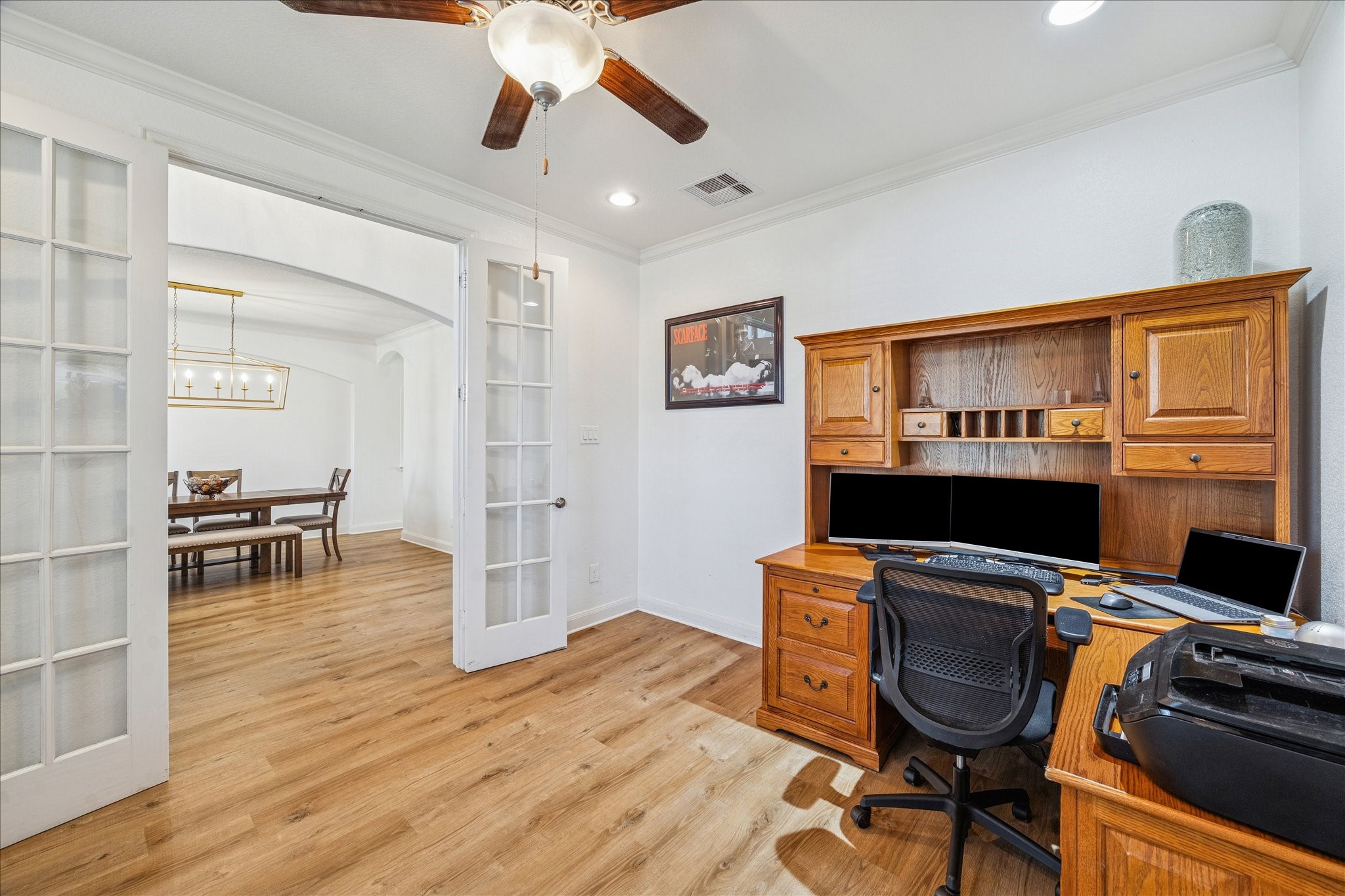 17903 Rushing Hollow Court Tomball, TX 77377 - Photo 9 of 34 a view of a workspace with furniture and a window