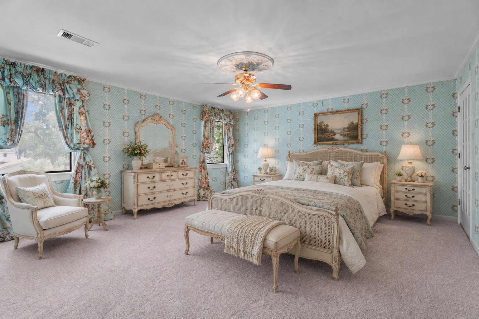 6106 Larkmount Drive Spring, TX 77389 - Photo 24 of 50 Virtually staged primary bedroom