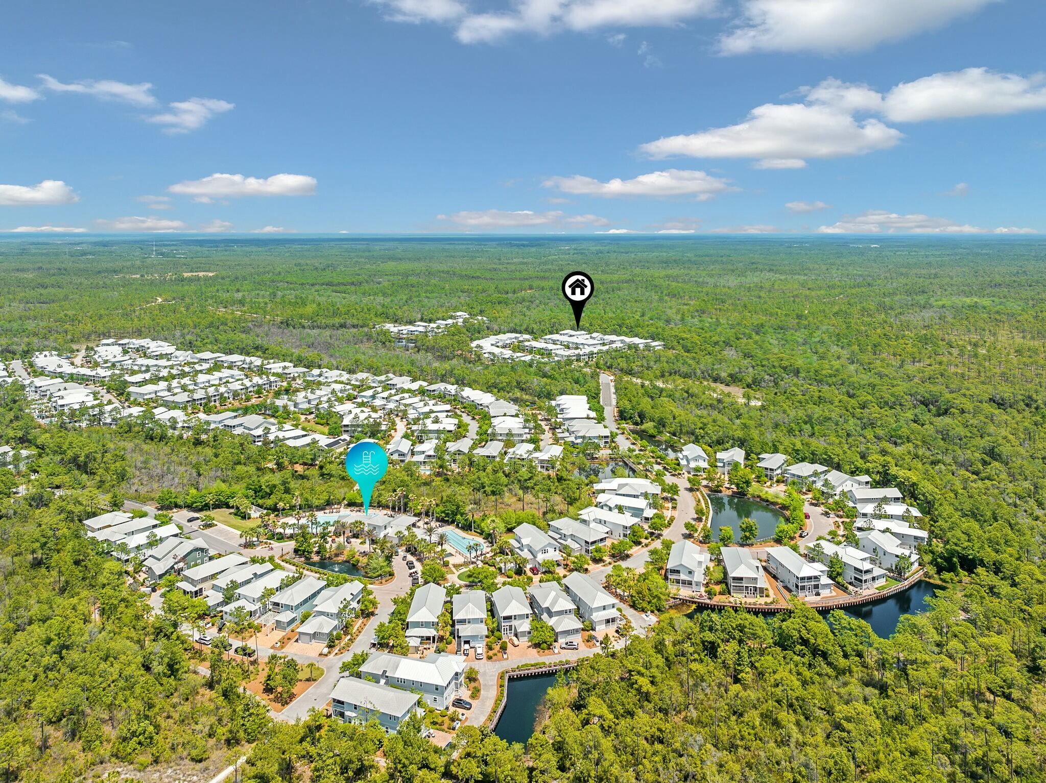 116 Prairie Pass Santa Rosa Beach, FL 32459 - Photo 37 of 59 a view of an ocean from a yard