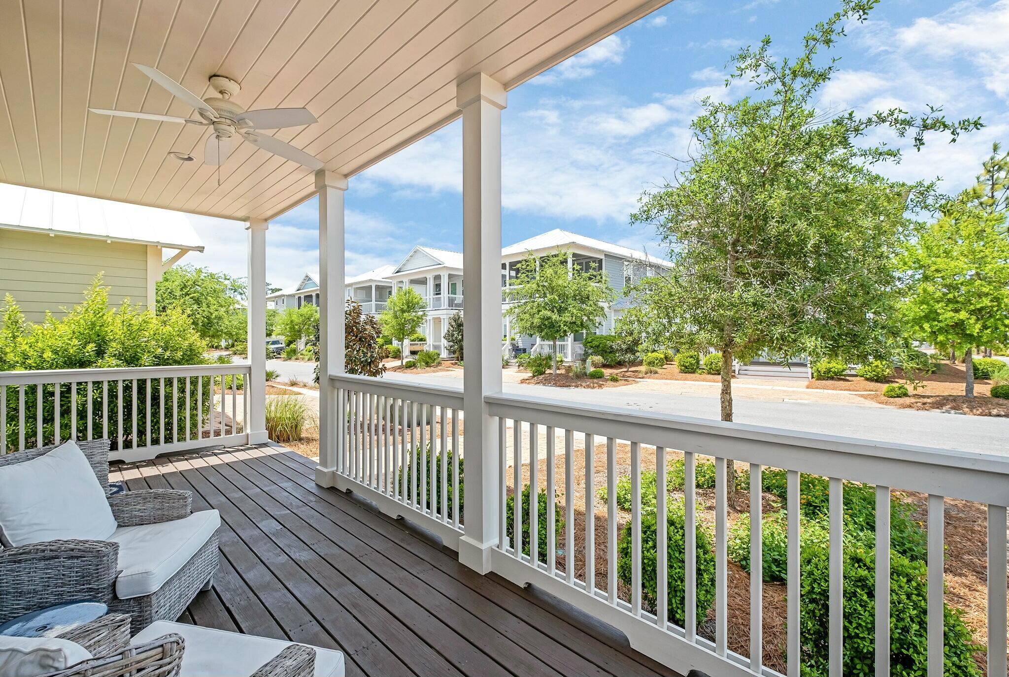 116 Prairie Pass Santa Rosa Beach, FL 32459 - Photo 4 of 59 a view of a two chairs in the balcony