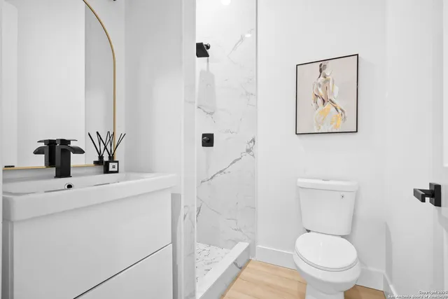 a outdoor living space with furniture