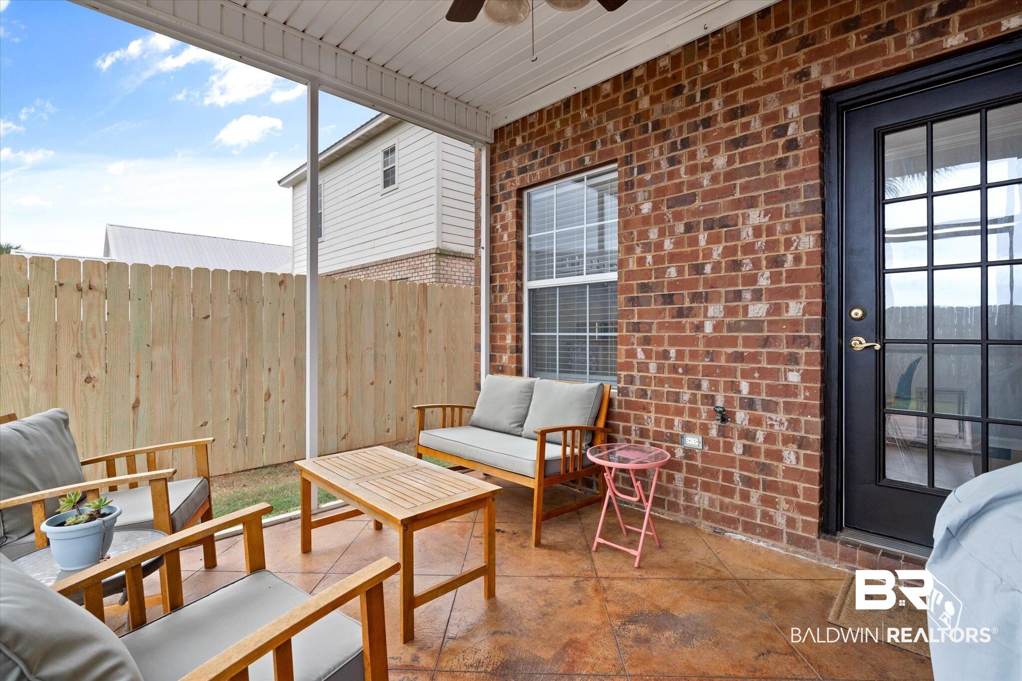 3876 Emerille Drive Foley, AL 36535 - Photo 25 of 31 View of patio / terrace with outdoor lounge area and ceiling fan