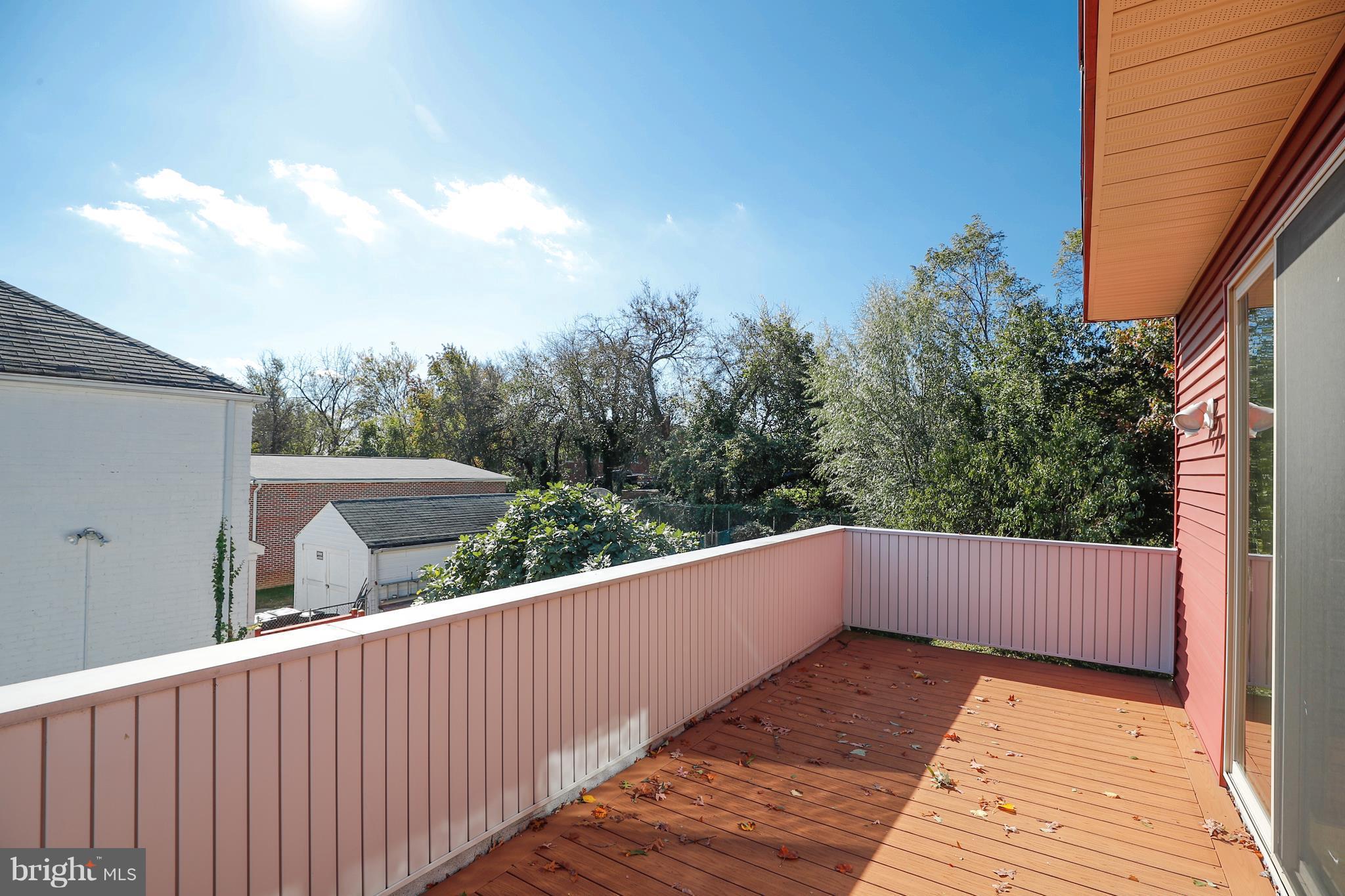 807 Chillum Road Hyattsville, MD 20783 - Photo 18 of 27 Master bedroom balcony