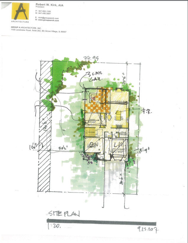 1751 Greenwood Road Glenview, IL 60026 - Photo 10 of 11 a picture of a floor plan