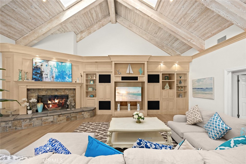 1531 Rodeo Road Arcadia, CA 91006 - Photo 15 of 34 a living room with furniture and a fireplace