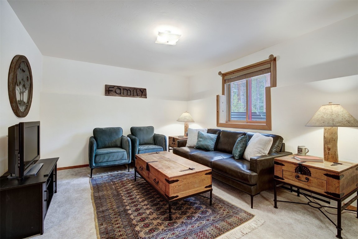 3824 Ski Hill Road Breckenridge, CO 80424 - Photo 29 of 47 a living room with furniture a rug and a window