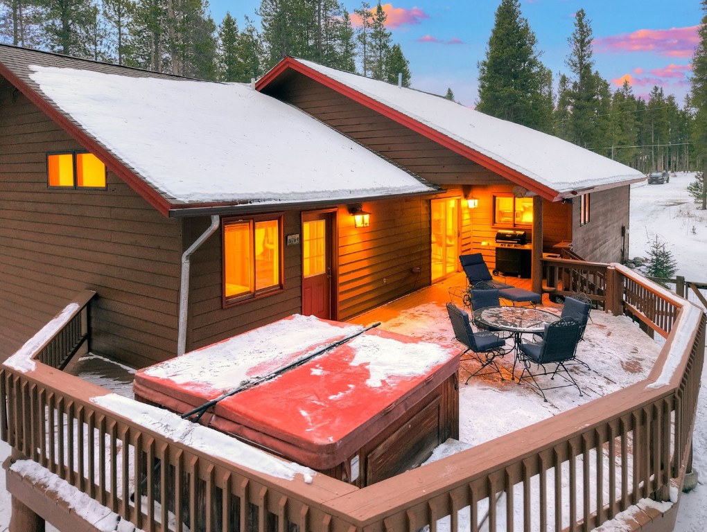 3824 Ski Hill Road Breckenridge, CO 80424 - Photo 33 of 47 a view of a roof deck with couches and wooden floor