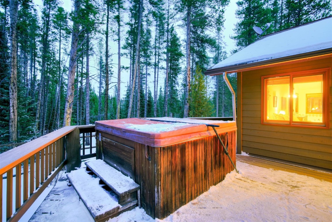 3824 Ski Hill Road Breckenridge, CO 80424 - Photo 36 of 47 a view of a balcony with yard