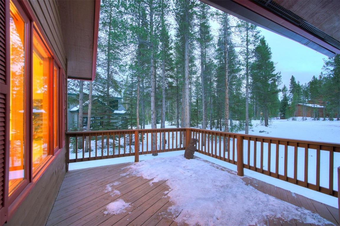 3824 Ski Hill Road Breckenridge, CO 80424 - Photo 5 of 47 a view of a porch with a yard