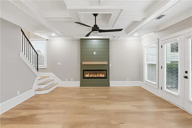 a view of an empty room