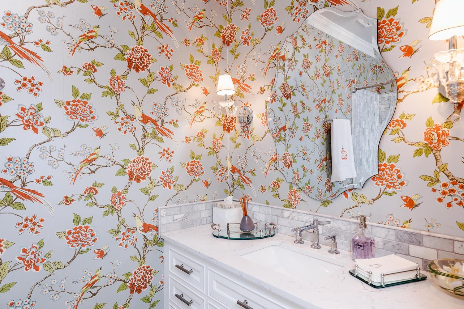 3359 Ridgecrest Court Raleigh, NC 27607 - Photo 25 of 37 a bathroom with a sink and a mirror