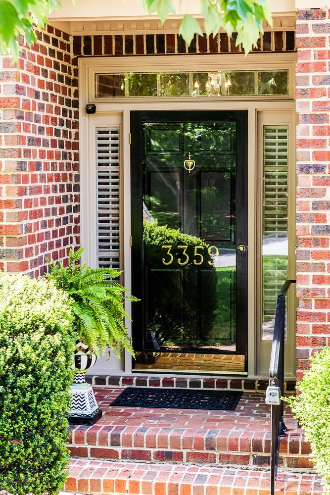 3359 Ridgecrest Court Raleigh, NC 27607 - Photo 3 of 37 a view of a entryway door front of house
