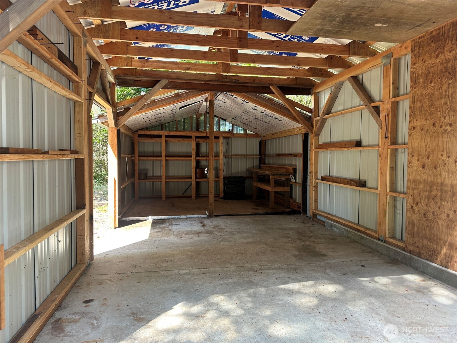 22222-nhn East Quilcene Road Quilcene, WA 98376 - Photo 30 of 39 a view of a garage