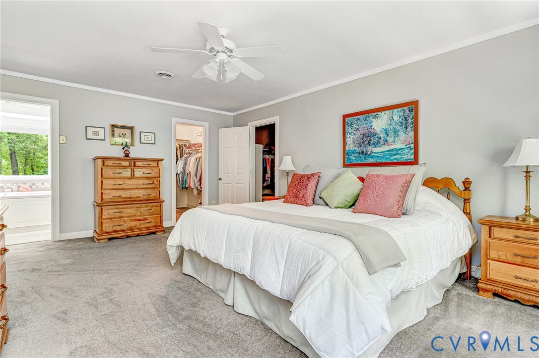 11494 Riveredge Road Doswell, VA 23047 - Photo 17 of 50 Crown molding is throughout the upstairs!