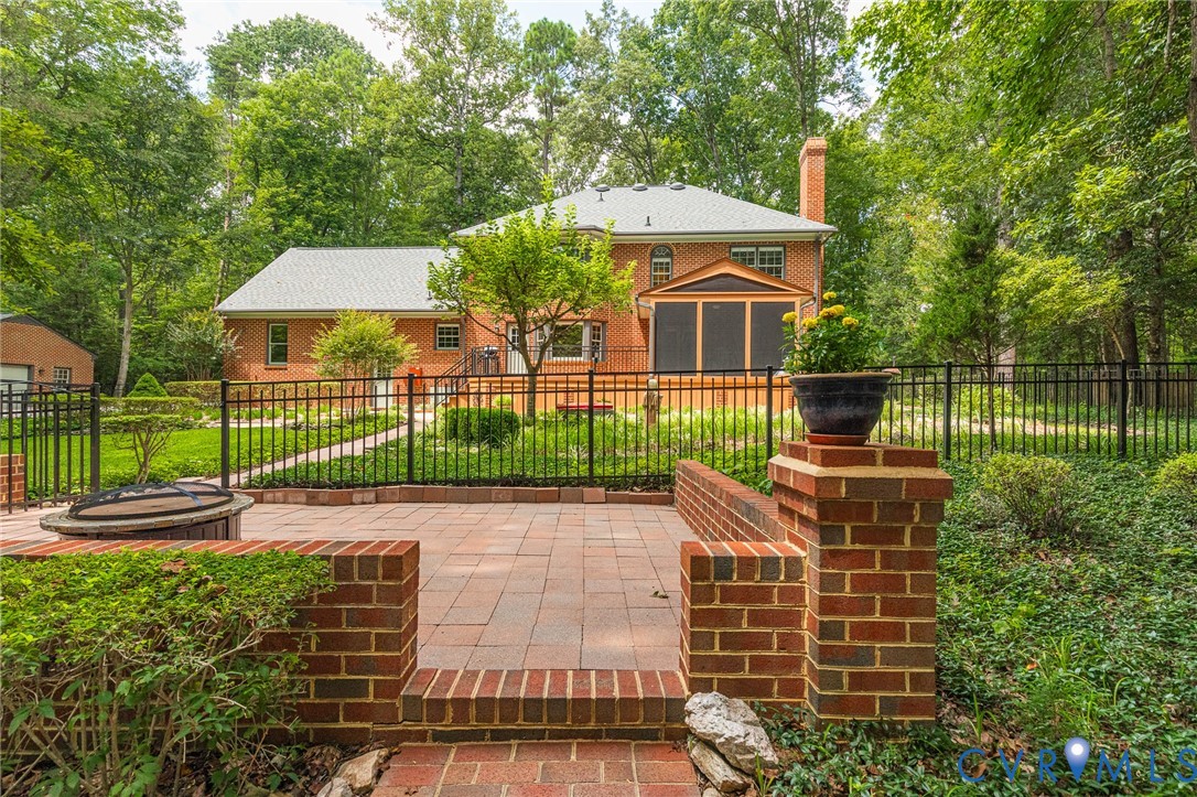 11494 Riveredge Road Doswell, VA 23047 - Photo 37 of 50 Beautiful view of rear gardens and your all brick