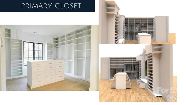 a view of a brick house with large windows and a yard