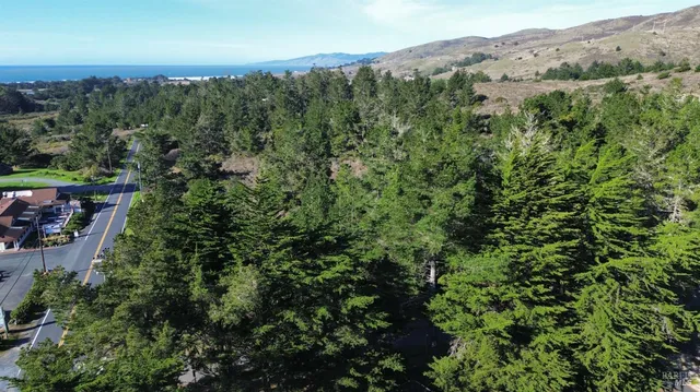an aerial view of residential house with outdoor space