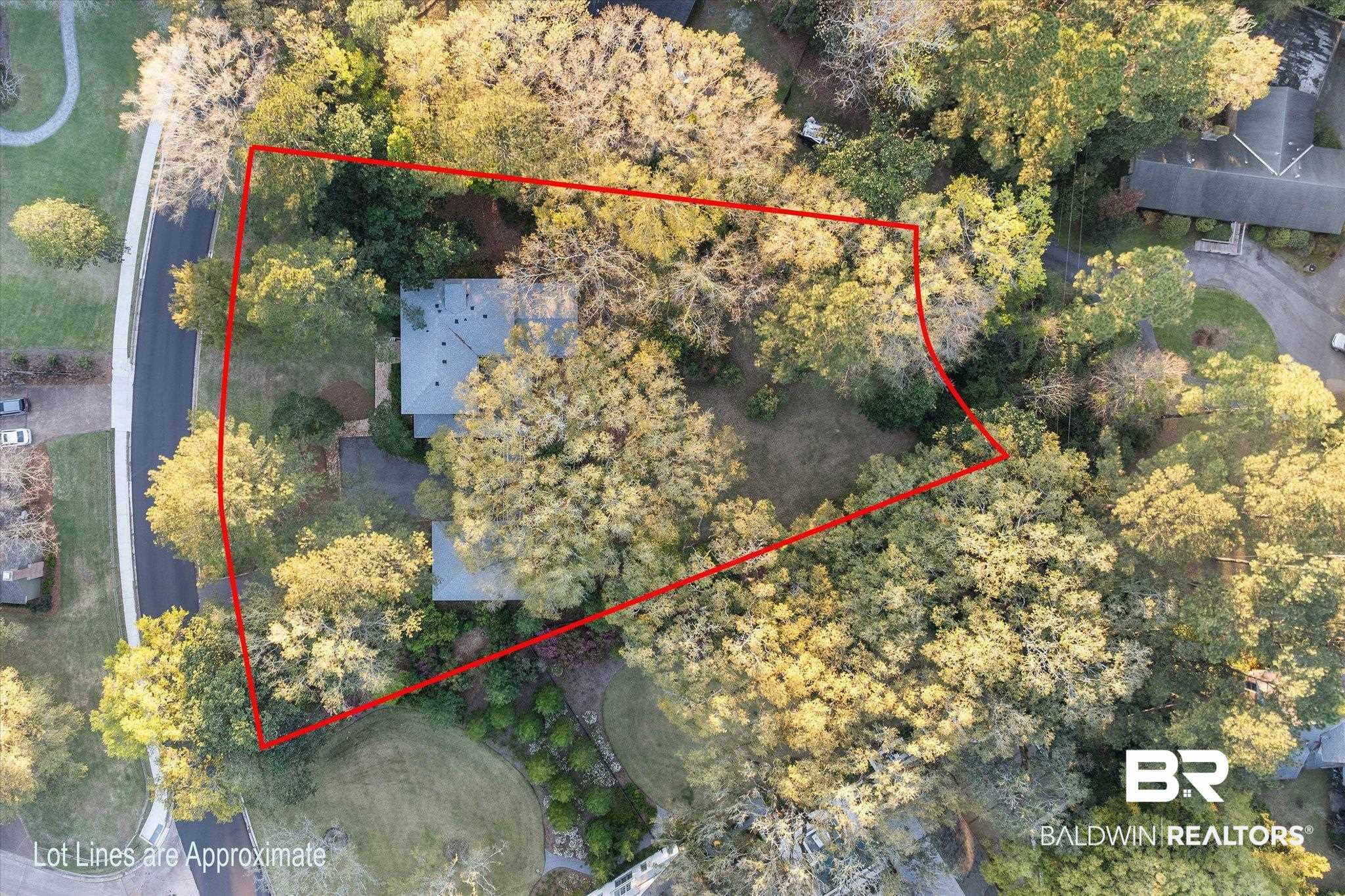 2 Westgate Road Mobile, AL 36608 - Photo 50 of 63 Aerial view of property's location featuring property parcel outlined