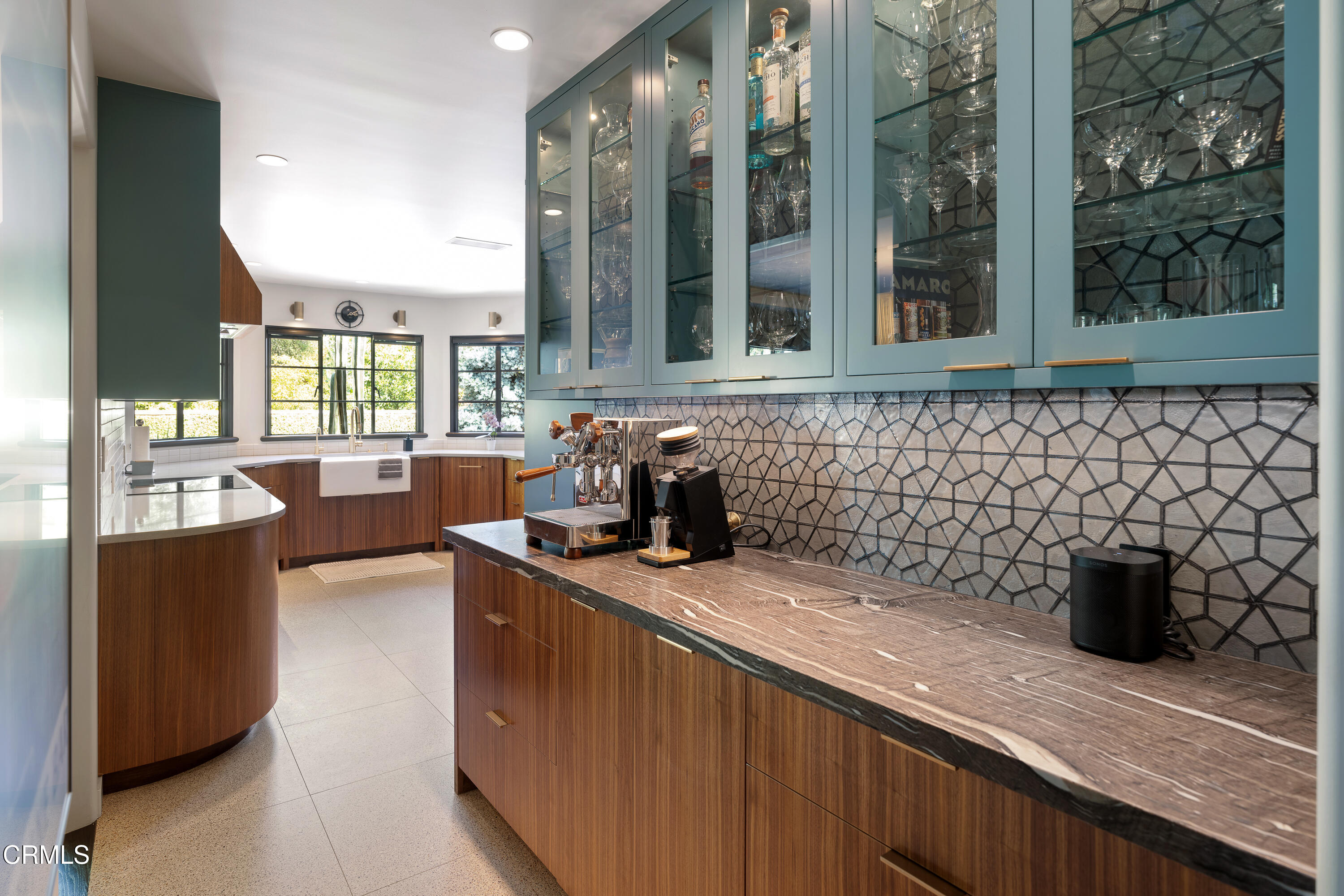 3312 Thorndale Road Pasadena, CA 91107 - Photo 12 of 48 a kitchen with a sink and large windows