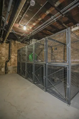 a view of storage and utility room