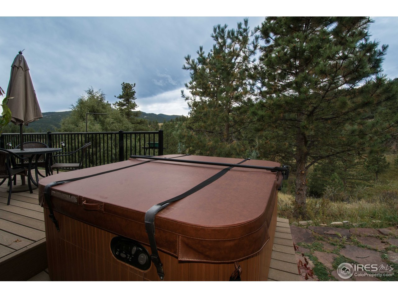 1473 Streamside Drive Drake, CO 80515 - Photo 20 of 24 a view of a chairs and table in the outdoor space