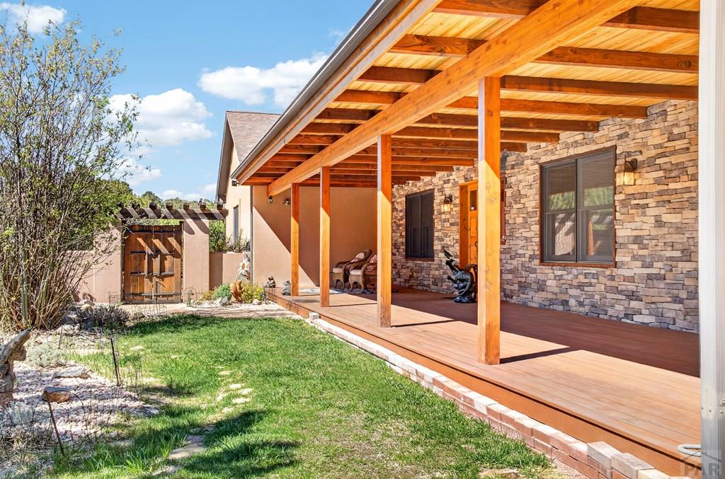 415 Riata Drive Trinidad, CO 81082 - Photo 10 of 61 a view of front door and small yard