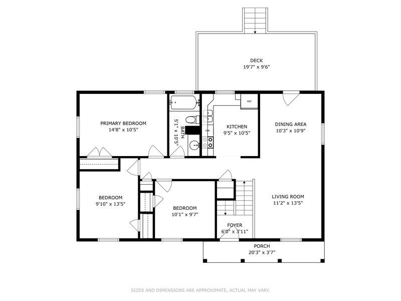 6925 Random Place Charlotte, NC 28215 - Photo 30 of 31 a picture of a floor plan