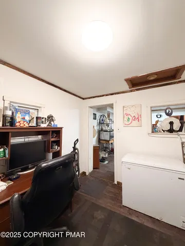 a room with storage and utility