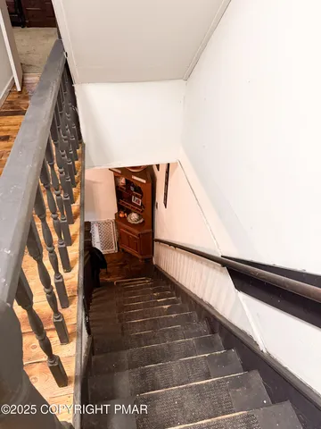 a view of a storage room