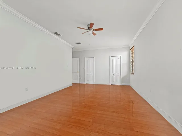 a view of an empty room