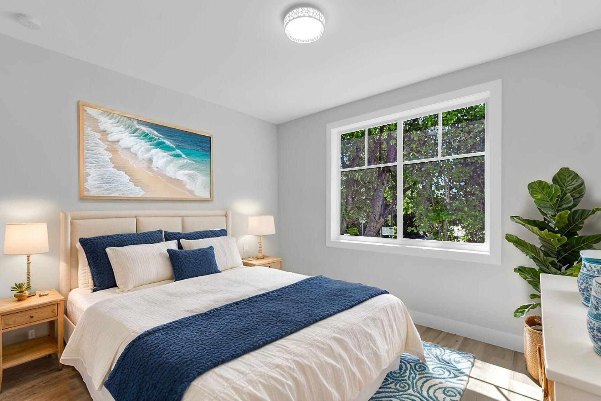 68 Coral Way Key Largo, FL 33037 - Photo 16 of 31 a bedroom with a large bed and a window