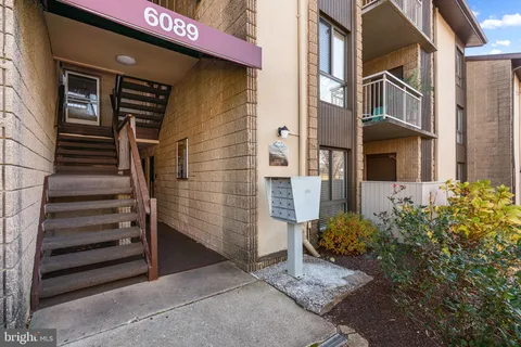 a view of a pathway of building