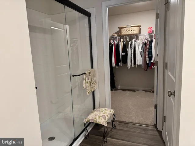 a view of walk in closet