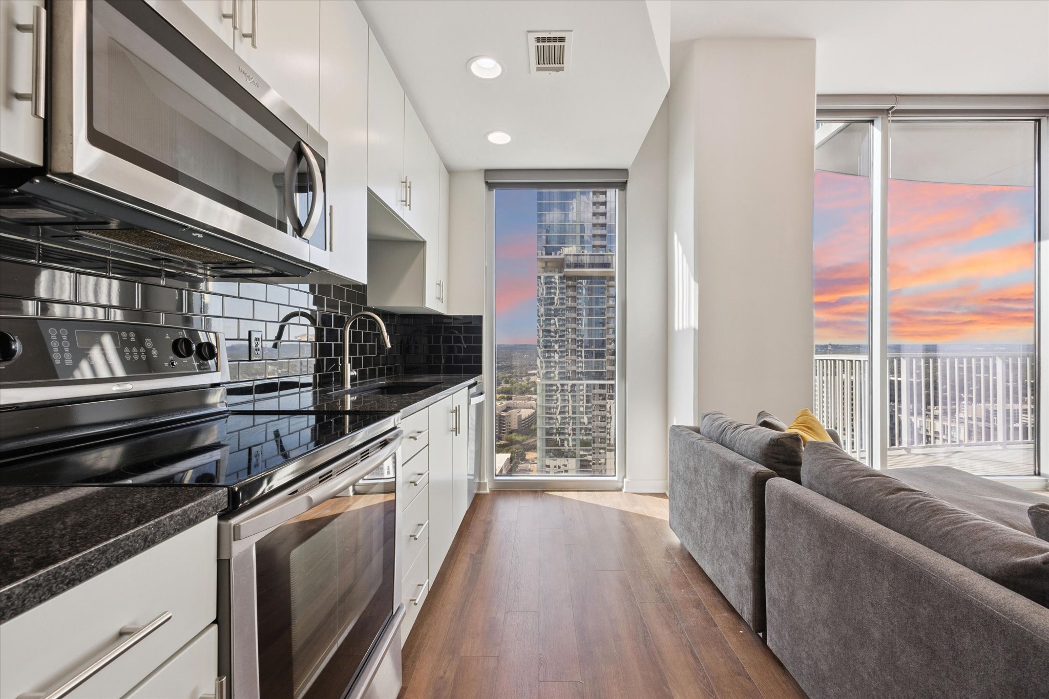 360 Nueces Street, Unit 2704 Austin, TX 78701 - Photo 31 of 31 Spacious upgraded open floor plan with gorgeous views the second you walk in the door.