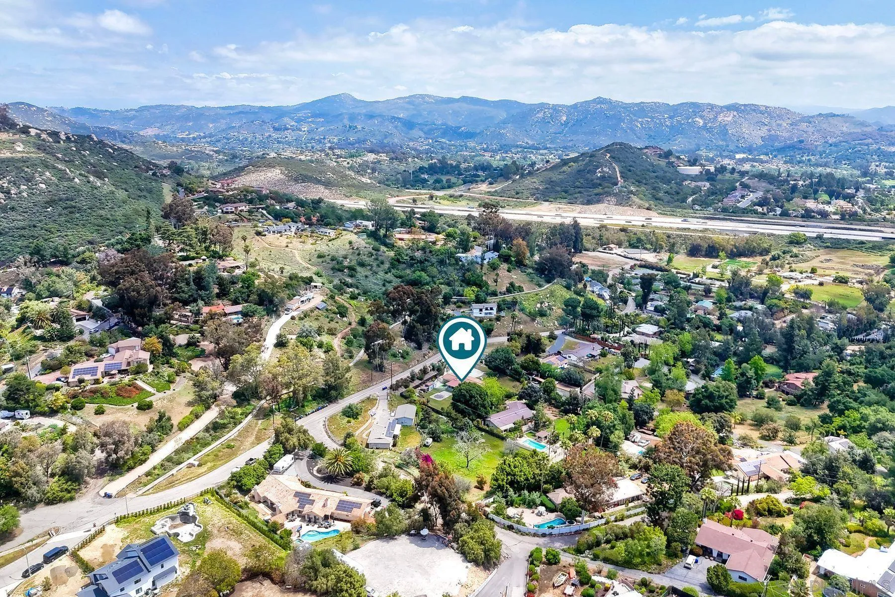 1915 Rockhoff Road Escondido, CA 92026 - Photo 41 of 43 view of city and mountain