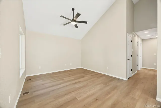 wooden floor in an empty room