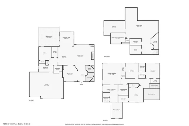 $725,000 | 16180 West 165th Terrace, Olathe, KS 66062