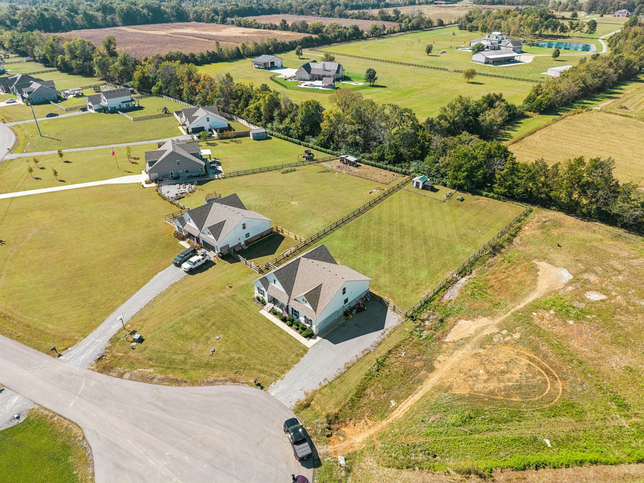 310 Skipping Stone Road Christiana, TN 37037 - Photo 44 of 50 an aerial view of residential houses with outdoor space