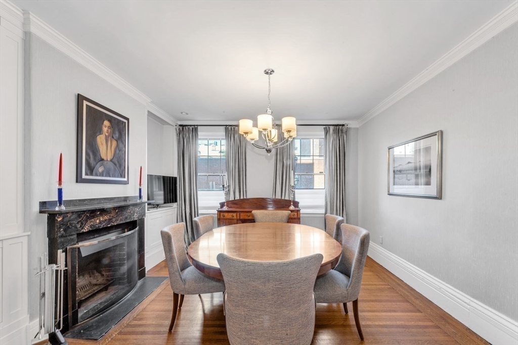 52 River Street Boston, MA 02108 - Photo 13 of 37 a dining room with furniture and window