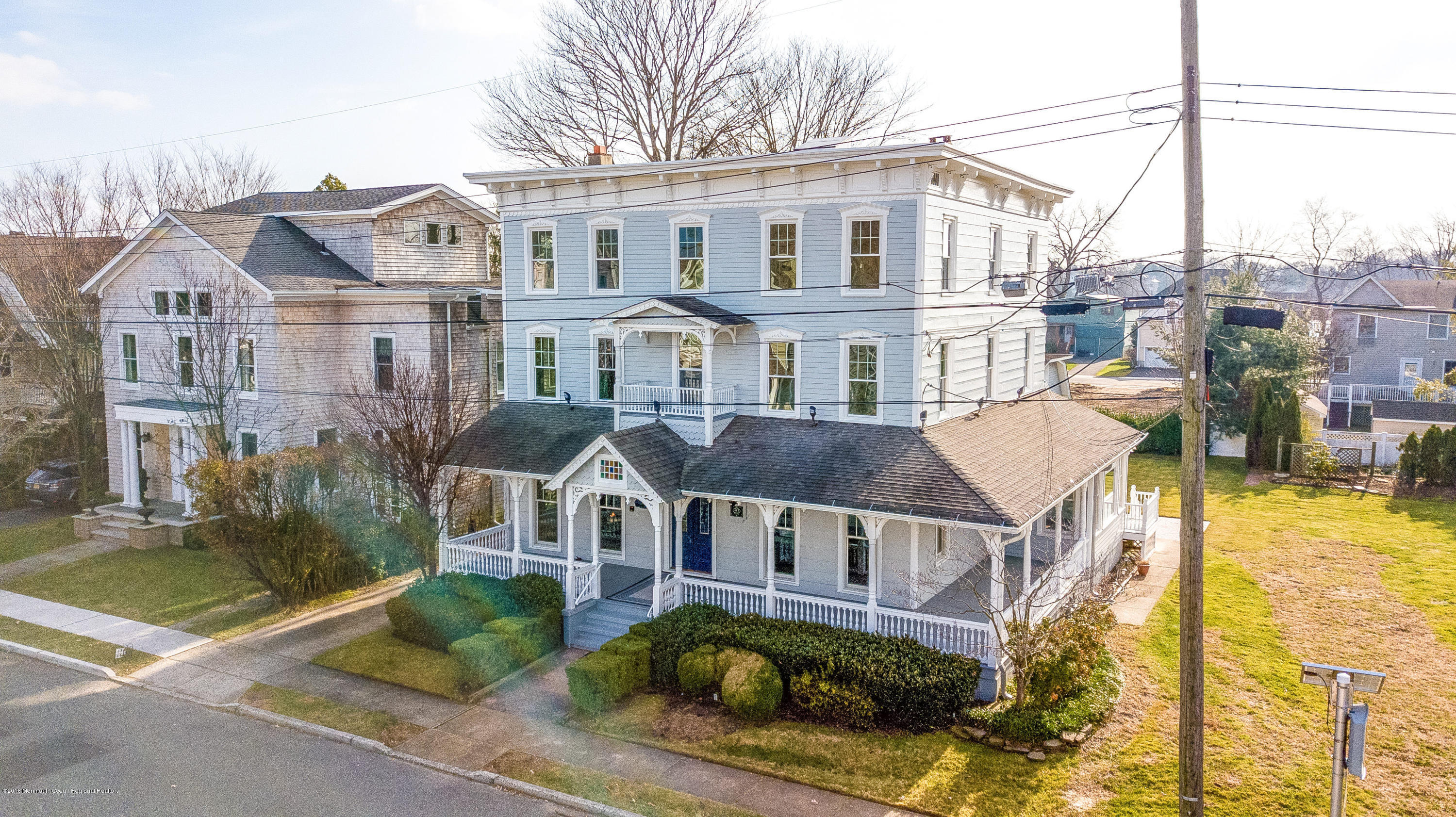 417 Ocean Road Spring Lake, NJ 07762 - Photo 37 of 40 Aerial - Main Elevation